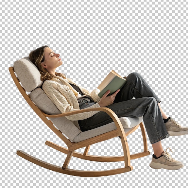 PSD se détendre dans un fauteuil à bascule