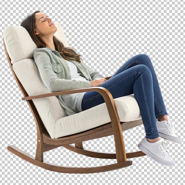 PSD se détendre dans un fauteuil à bascule