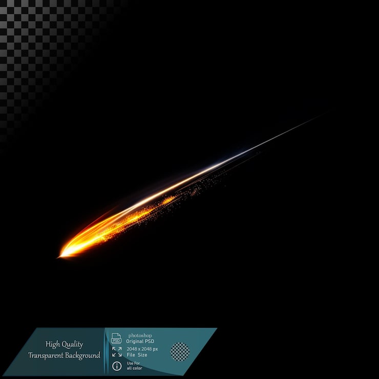 PSD el sendero del cometa ardiente