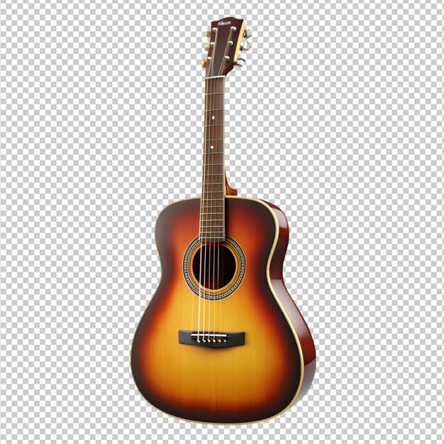 PSD sfondio trasparente isolato per chitarra