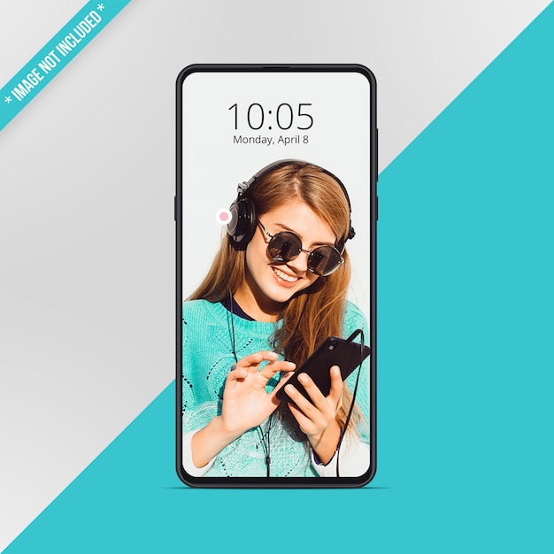 PSD smartphone android mockup