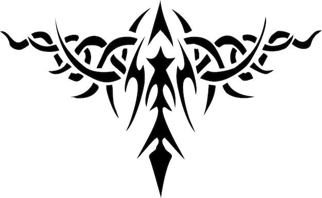 PSD stammes-tattoo-design