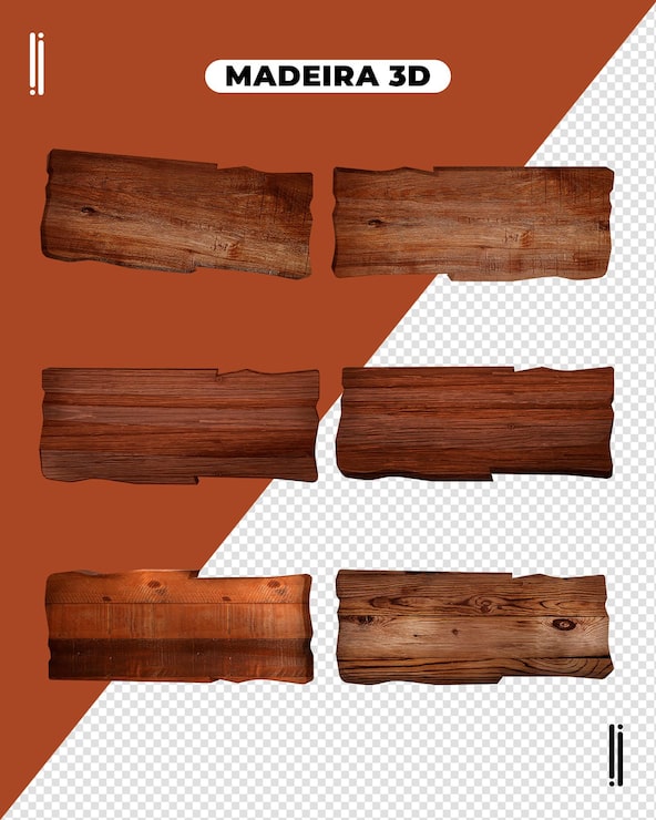 PSD tablero de madera psd para composición