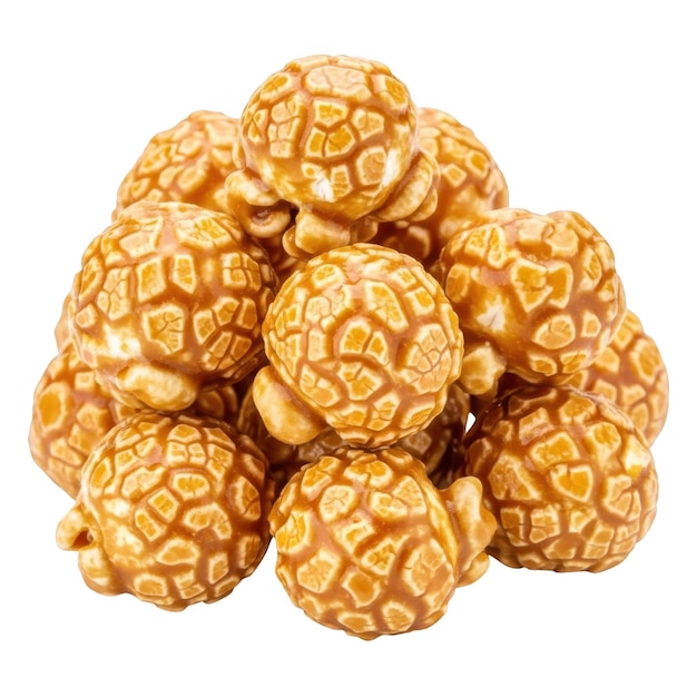 PSD tas de pop-corn au caramel
