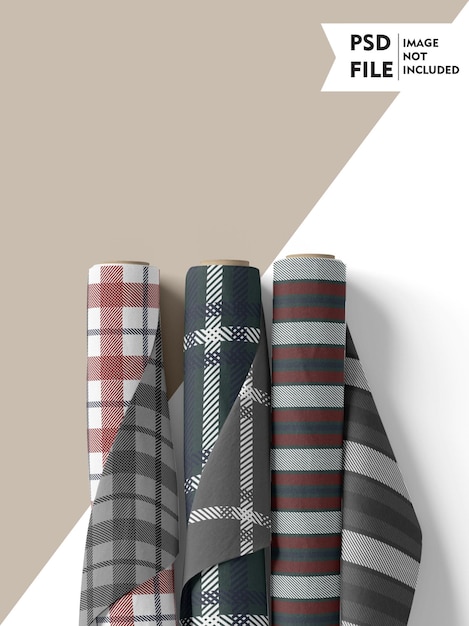 PSD taschentuchrolle mockup-design