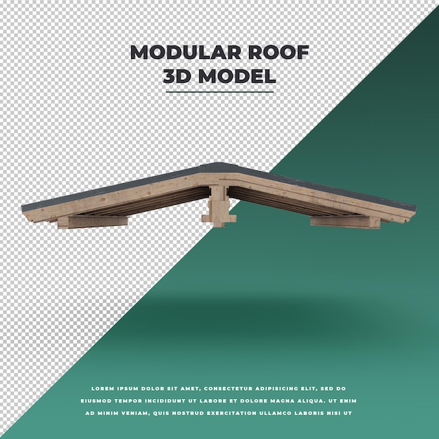 PSD techo modular