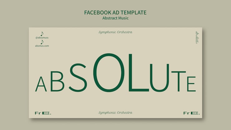 PSD templat facebook festival musik