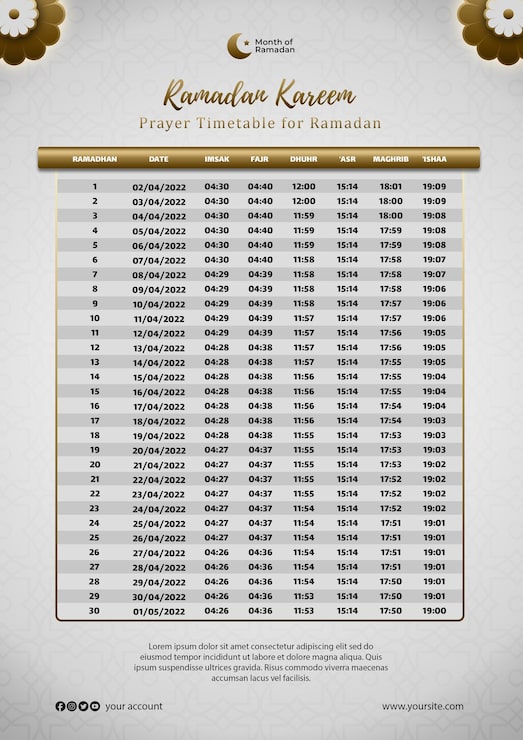 PSD templat ramadan gradien