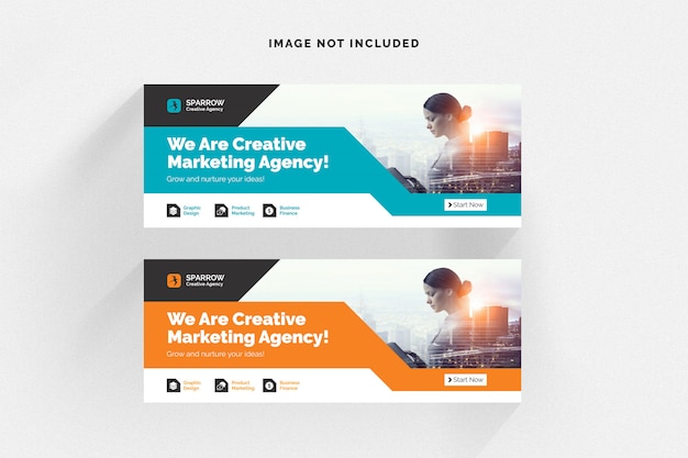 PSD template bisnis sampul facebook