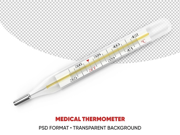 PSD termómetro fondo transparente