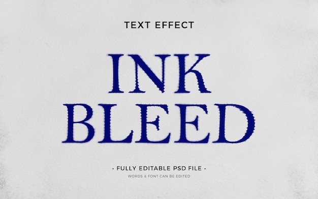 PSD tintentexteffekt