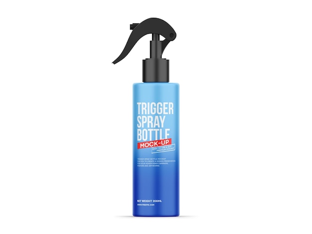 PSD trigger spray bottle mockup