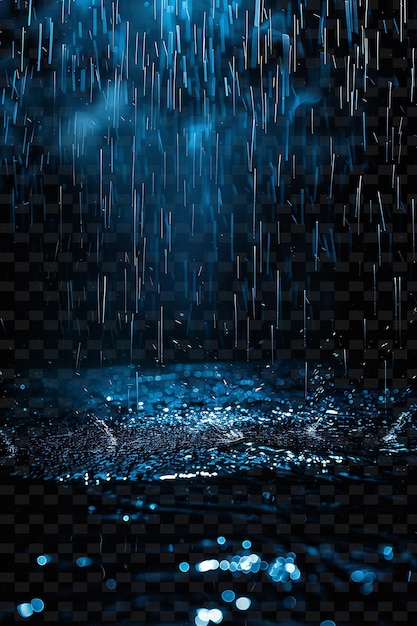 PSD una luce blu nell'acqua