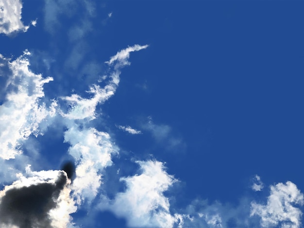 PSD una nuvola che è nel cielo
