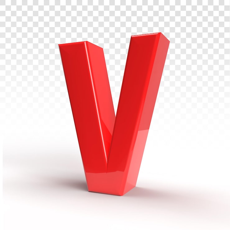 PSD v letra 3d rojo