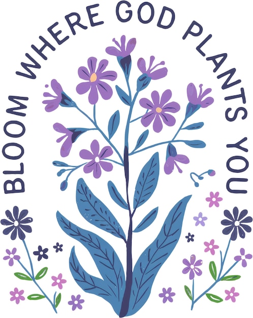 PSD vector de racimo de flores