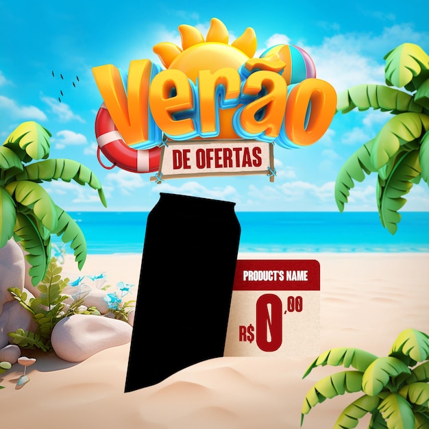 PSD vero de ofertas selo 3d