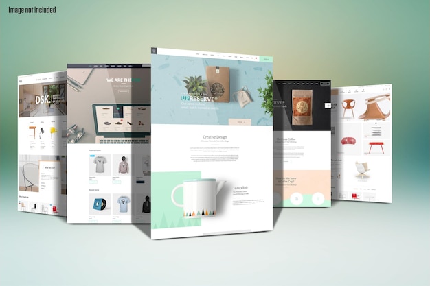 PSD website-display-mockup