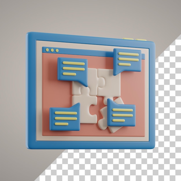 Zdarma PSD 3d brainstorming