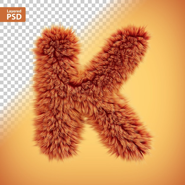 Zdarma PSD chlupatý 3d znak