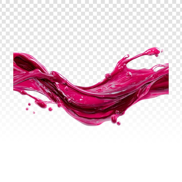 Zdarma PSD dynamická purpurová vlna tekutiny