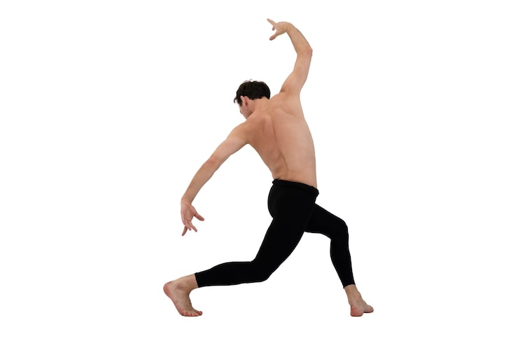 Zdarma PSD krásná tanečnice předvádí choreografii
