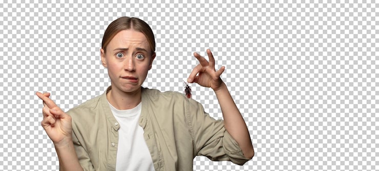 Zdarma PSD mladá dospělá blondýna, koncept švába