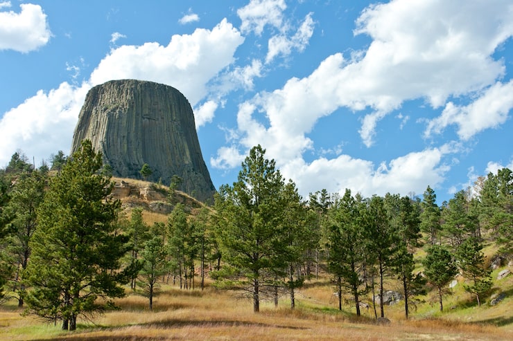Ücretsiz Fotoğraf devils tower ulusal anıtı devils abd'de çekilmiş inanılmaz çekim