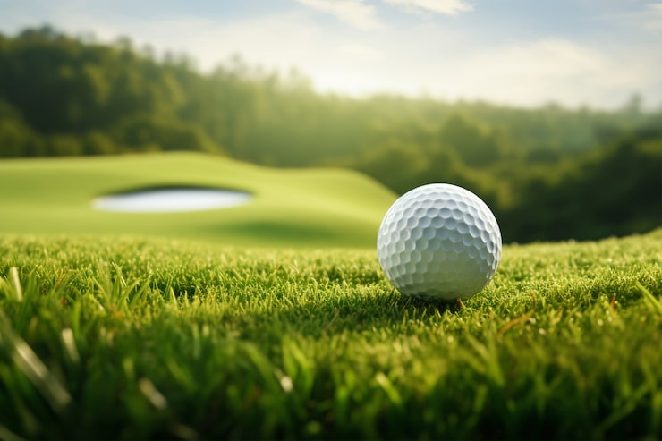 Ücretsiz Fotoğraf sahada golf topu