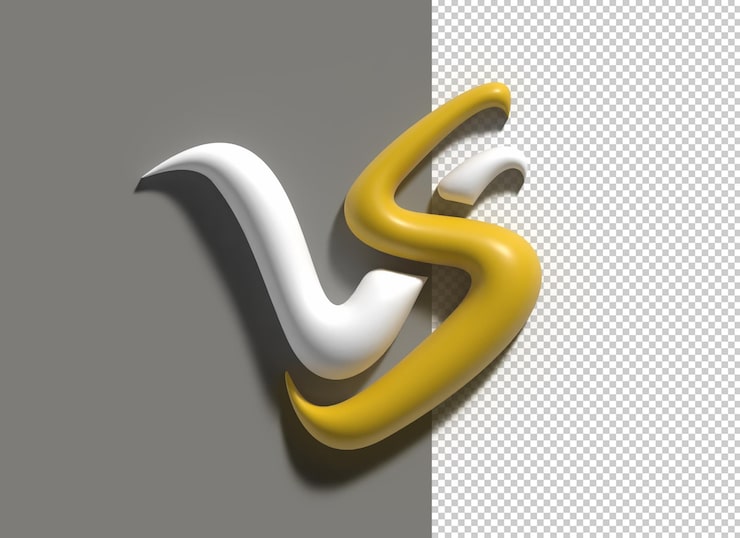 Ücretsiz PSD 3d render vs şirket harf logosu