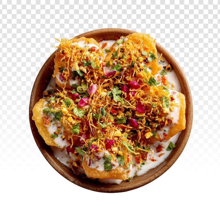 Ücretsiz PSD ahşap kasede dahi bhalla chaat