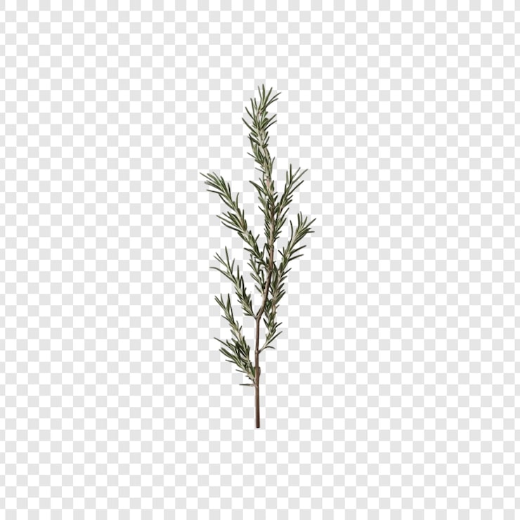 Ücretsiz PSD biberiye dalı bir mutfak ve aromatik bitki