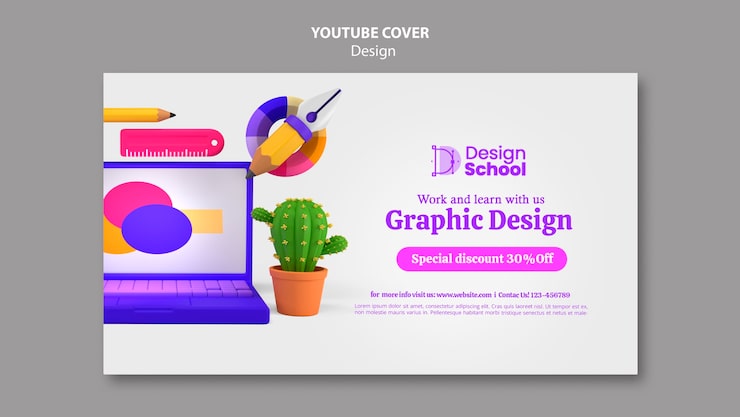 Ücretsiz PSD düz design grafik design şablonu
