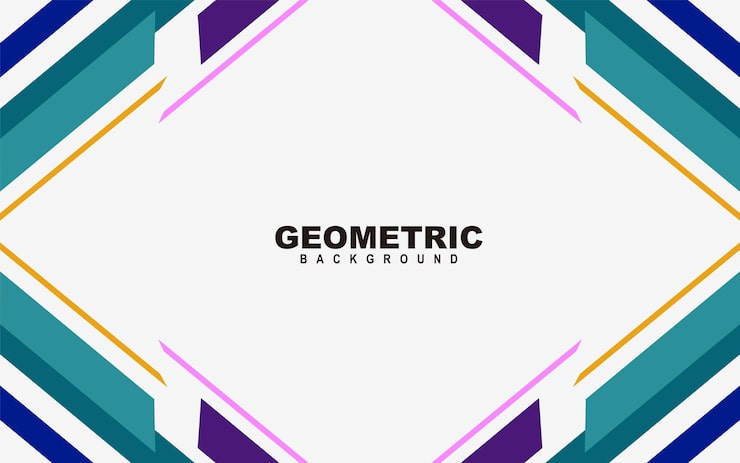 Ücretsiz Vektör geometrik şekiller soyut arka plan modern tasarımı