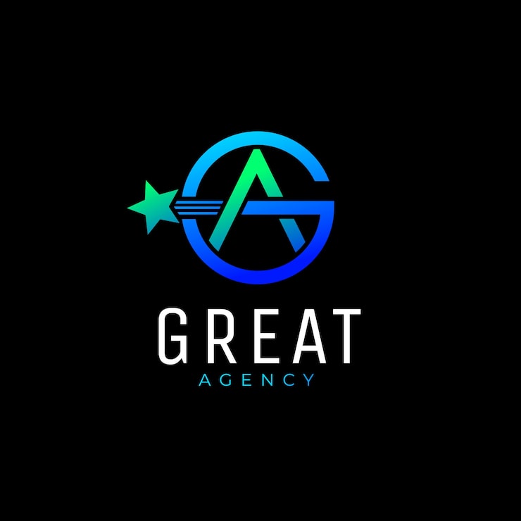 Ücretsiz Vektör gradyan ga logo şablonu