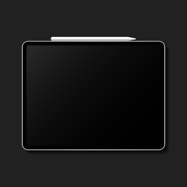 Ücretsiz Vektör tablet maketi
