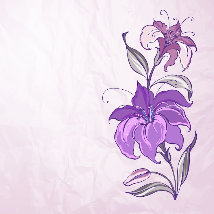 Vecteur gratuit abstrait avec des fleurs de lys