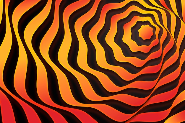 Vecteur gratuit arrière-plan d'illusion optique psychédélique