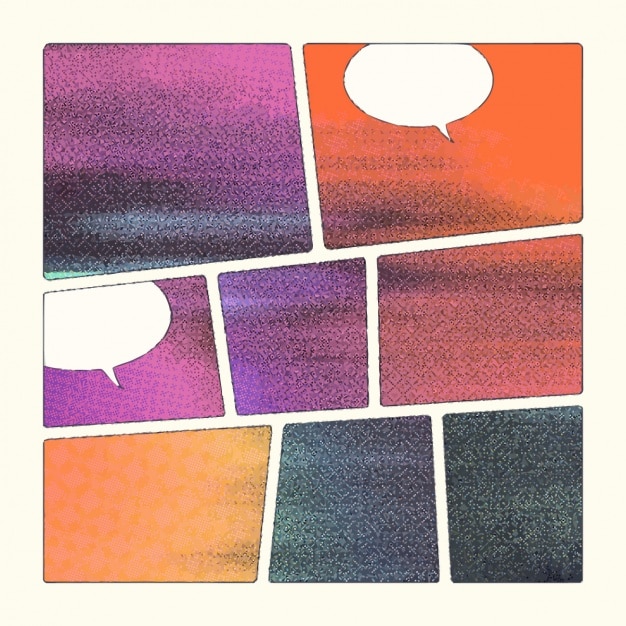 Vecteur gratuit background design comic