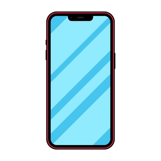 Vecteur gratuit bande dessinée smartphone