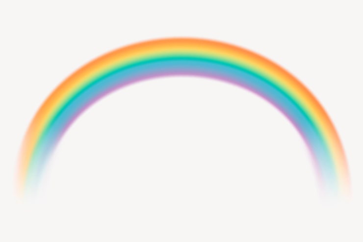 Vecteur gratuit beaux éléments graphiques de l'arc-en-ciel