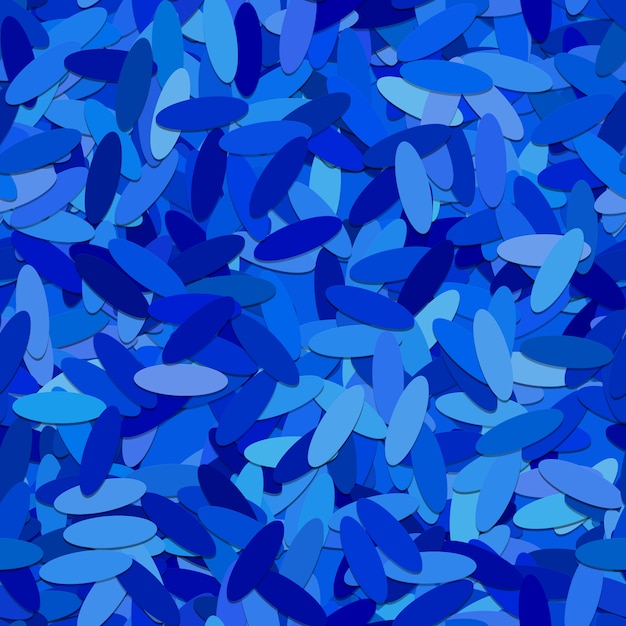 Vecteur gratuit blue ovals pattern background