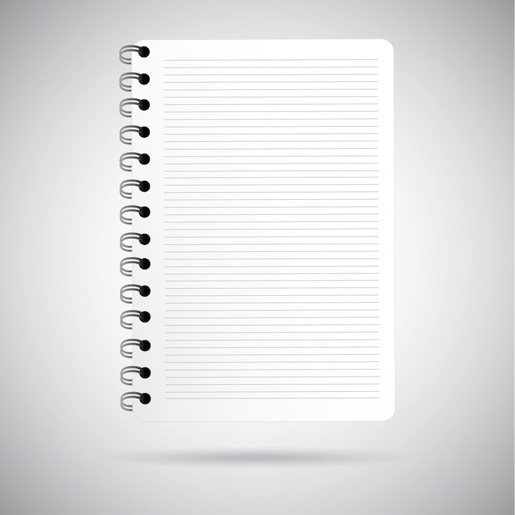 Vecteur gratuit cahier
