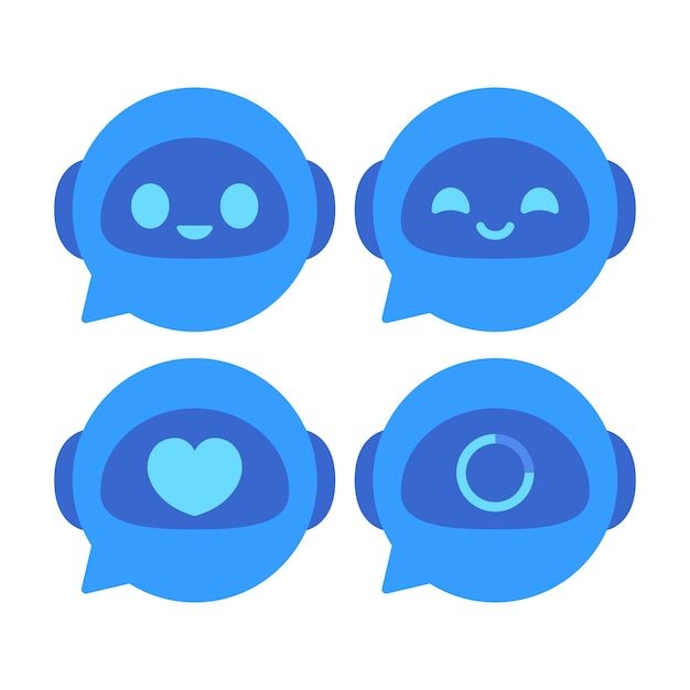 Vecteur gratuit chatbot