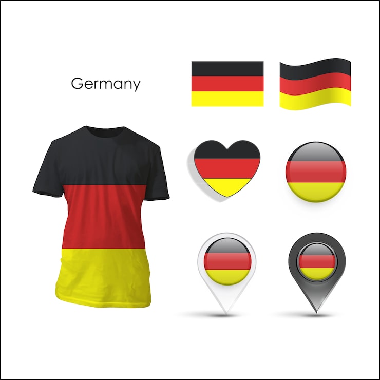 Vecteur gratuit collection d'éléments design d'allemagne