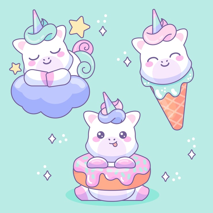 Vecteur gratuit collection d'objets kawaii dessinés à la main