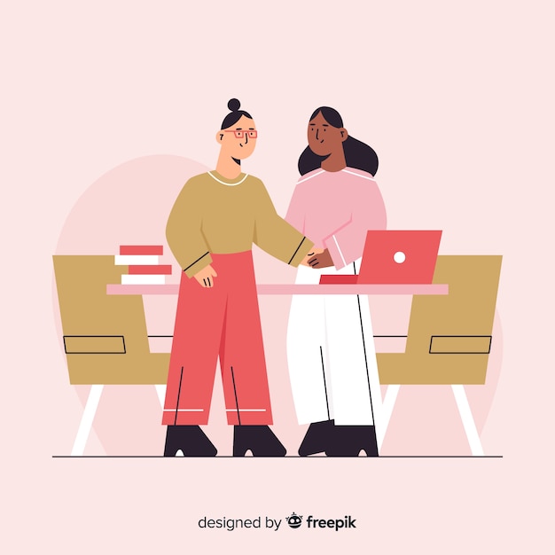 Vecteur gratuit concept d'affaire dessiné à la main