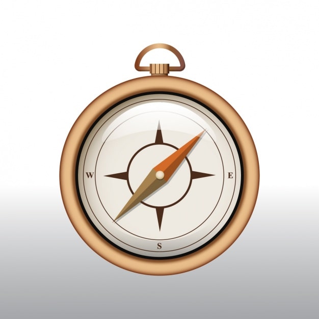 Vecteur gratuit la conception d'arrière-plan compass