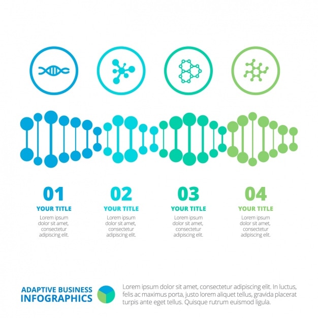 Vecteur gratuit conception de modèle infographique