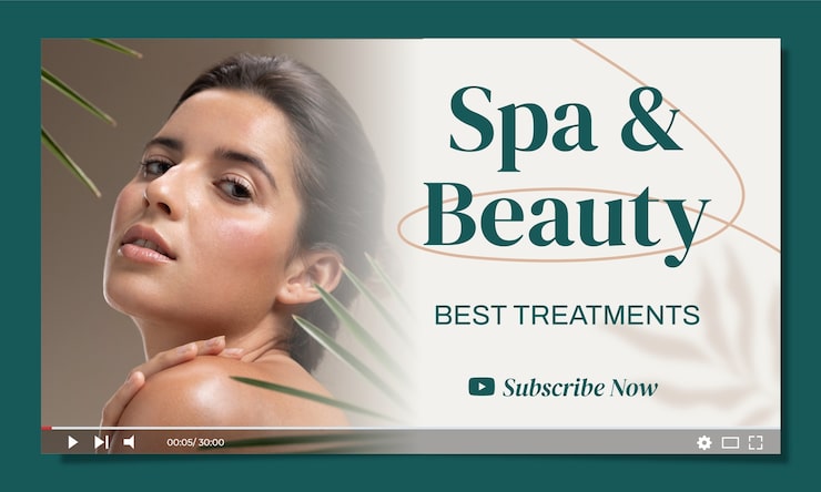 Vecteur gratuit conception de modèle de spa